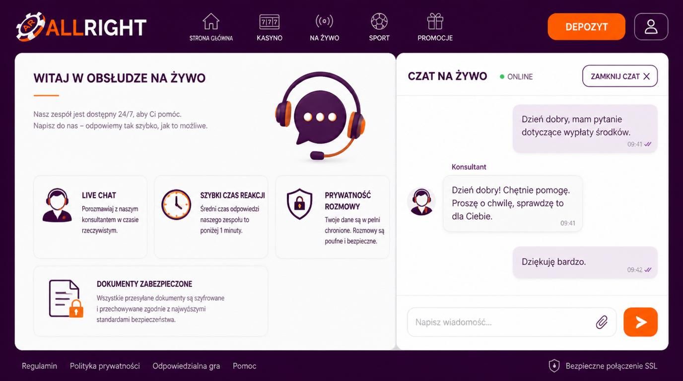 obsługa klienta, czat, ochrona prywatności